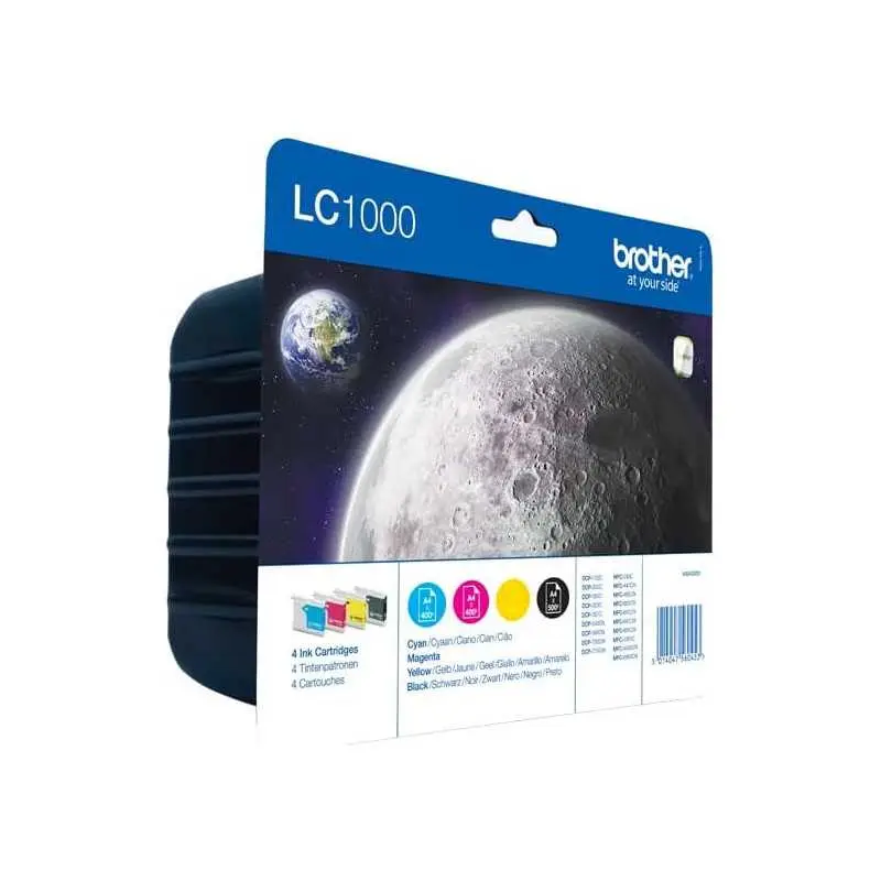 Brother LC1000 Noir couleur Multipack de 4 cartouches d'encre d'origine