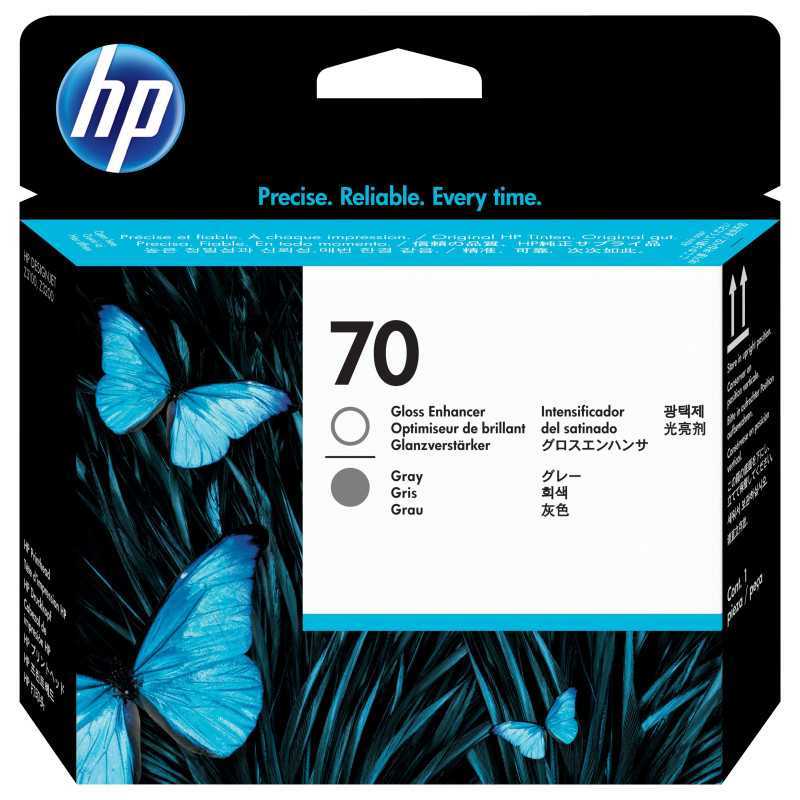 HP 70 Gris Activateur de brillance Tête d'impression d'origine - C9410A