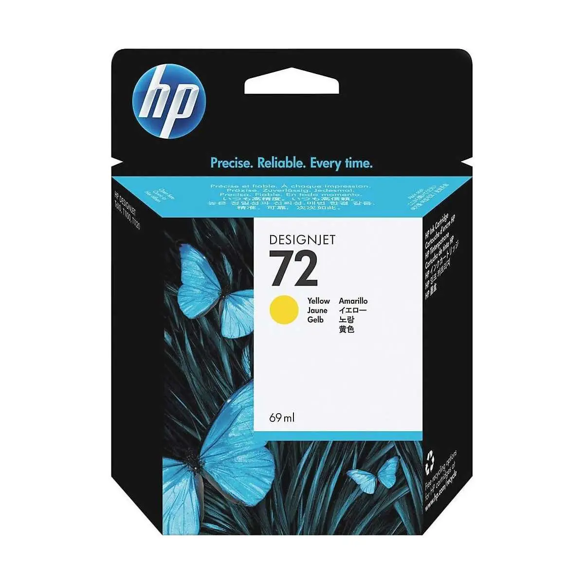 HP 72 Jaune Cartouche d'encre d'origine - C9400A