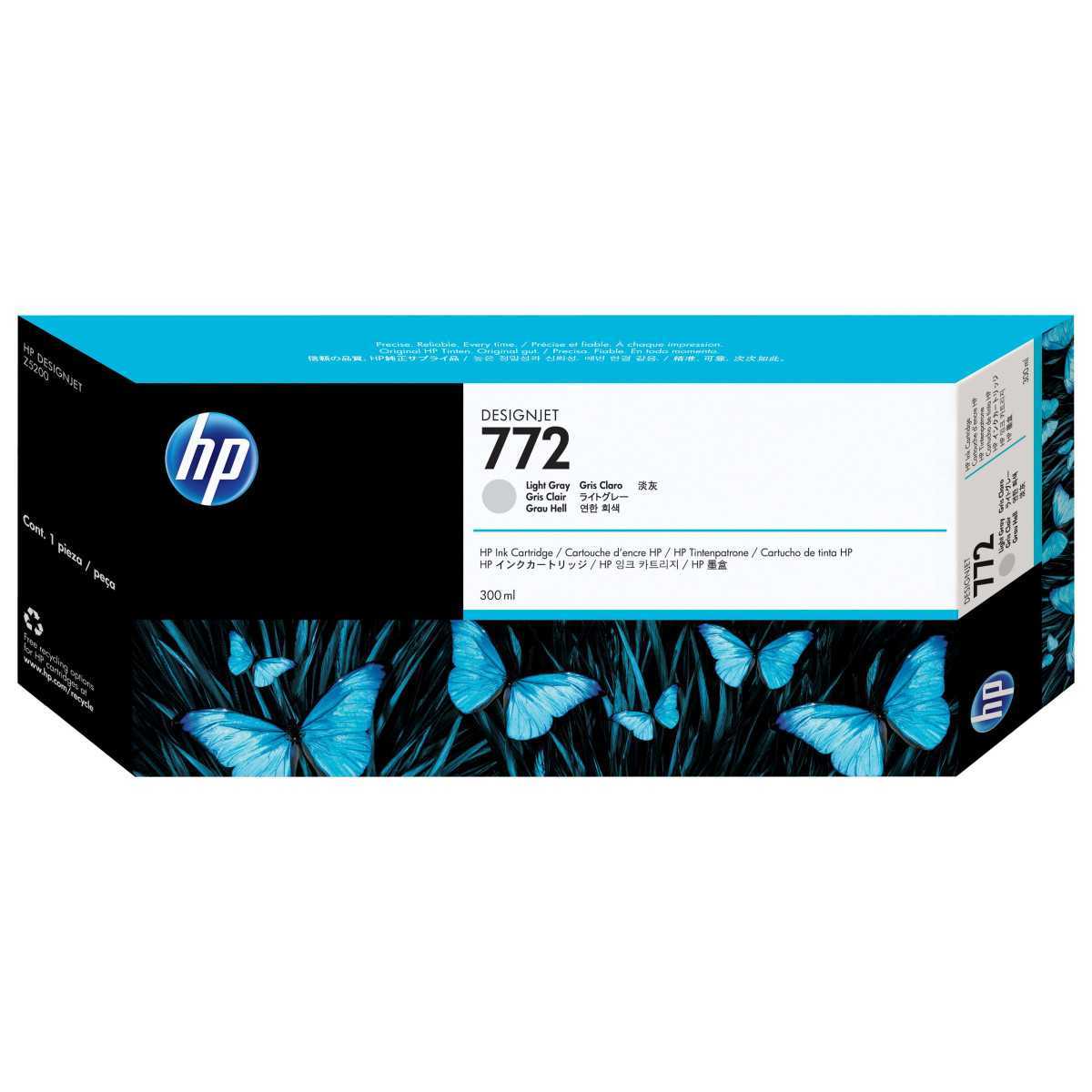 HP 772 Gris clair Cartouche d'encre d'origine