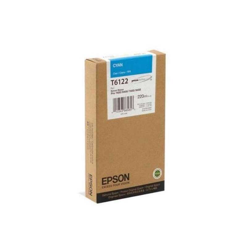 Epson T6122 Cyan Cartouche d'encre d'origine au meilleur prix