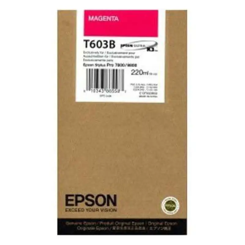 Epson T603B Magenta Cartouche d'encre d'origine