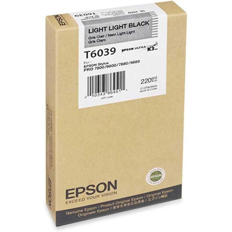 Epson T6039 Noir clair Cartouche d'encre au meilleur prix
