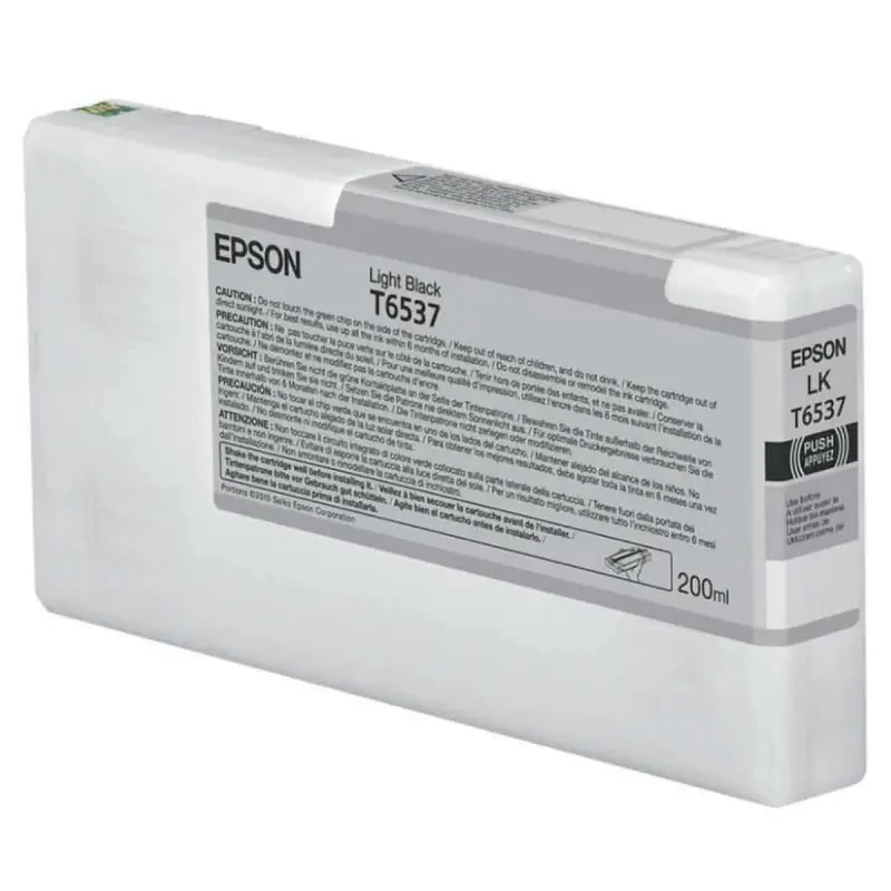 Epson T6537 Noir clair Cartouche d'encre d'origine
