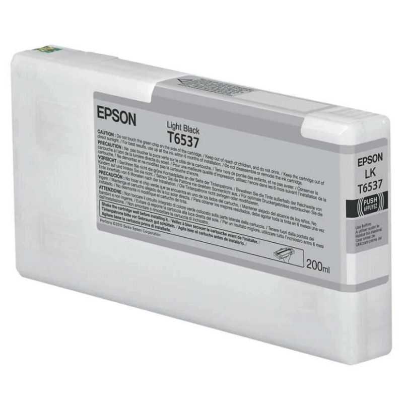 Epson T6537 Noir clair Cartouche d'encre d'origine