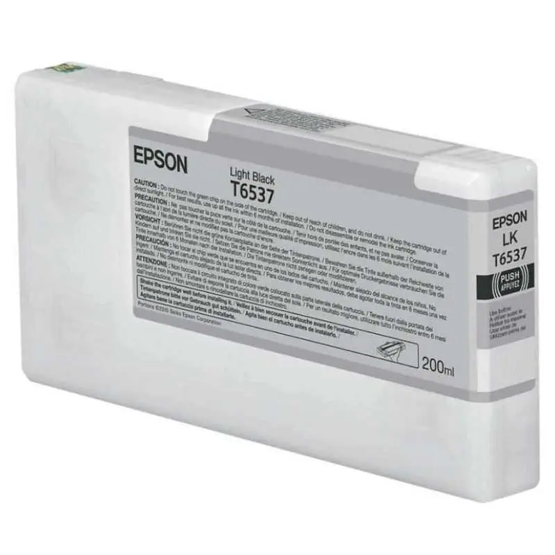 Epson T6537 Noir clair Cartouche d'encre d'origine