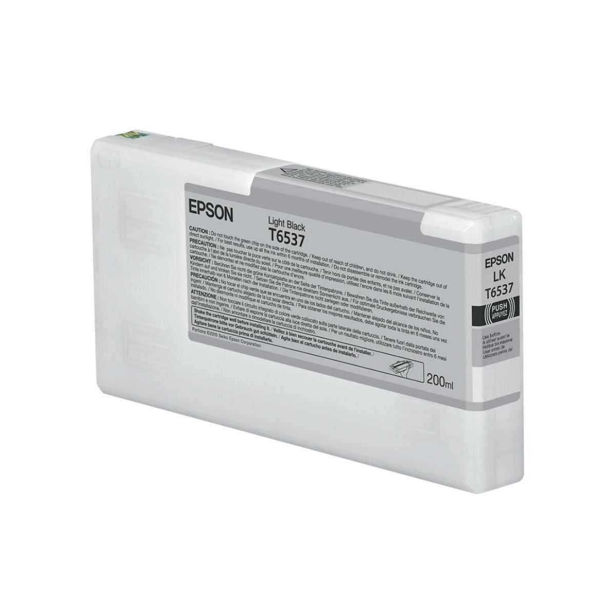 Epson T6537 Noir clair Cartouche d'encre d'origine