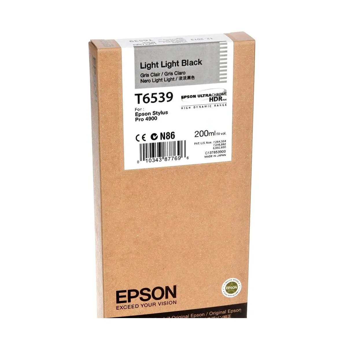 Epson T6539 Light light black Cartouche d'encre d'origine