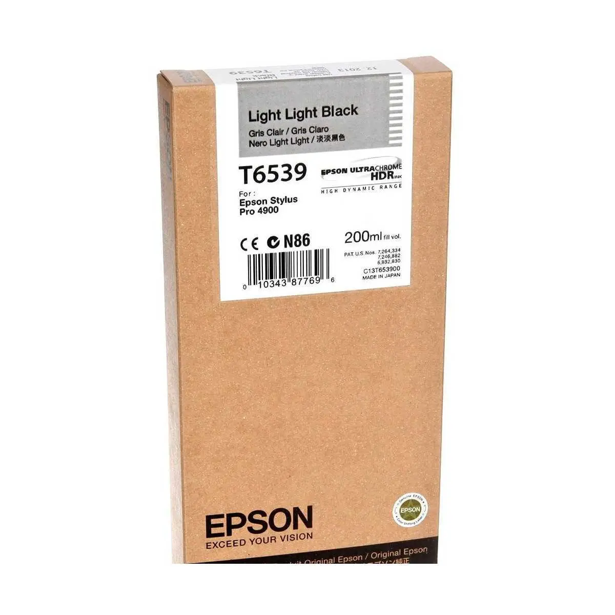 Epson T6539 Light light black Cartouche d'encre d'origine