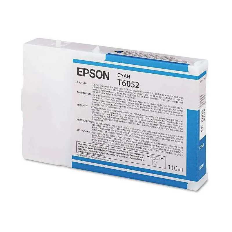 Epson T6052 Cyan Cartouche d'encre d'origine