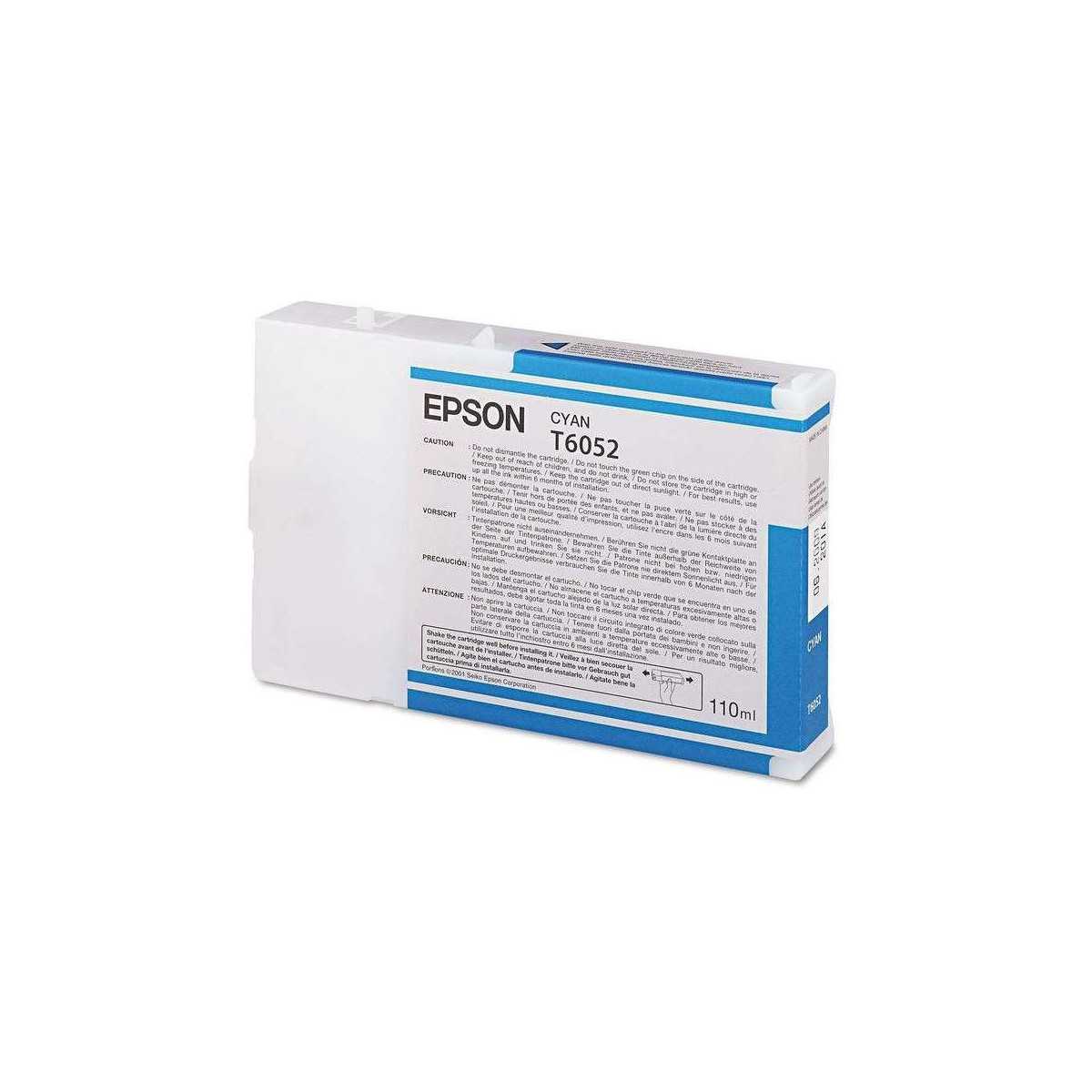 Epson T6052 Cyan Cartouche d'encre au meilleur prix Epson T6052 Cyan Cartouche d'encre au meilleur prix