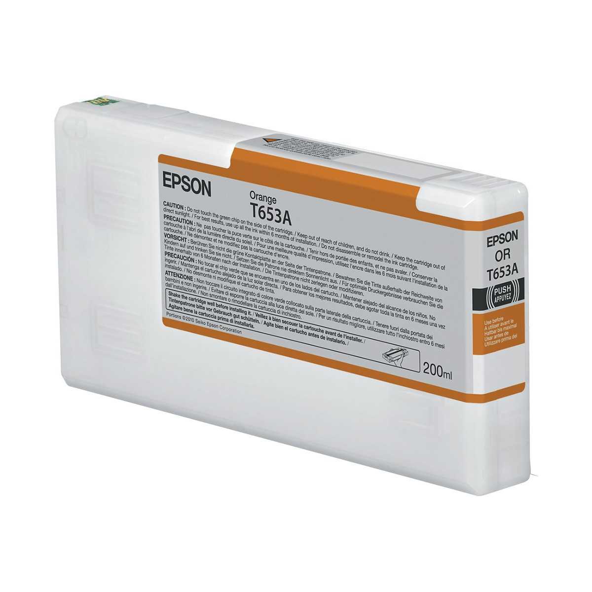 Epson T653A Orange Cartouche d'encre au meilleur prix Epson T653A Orange Cartouche d'encre au meilleur prix