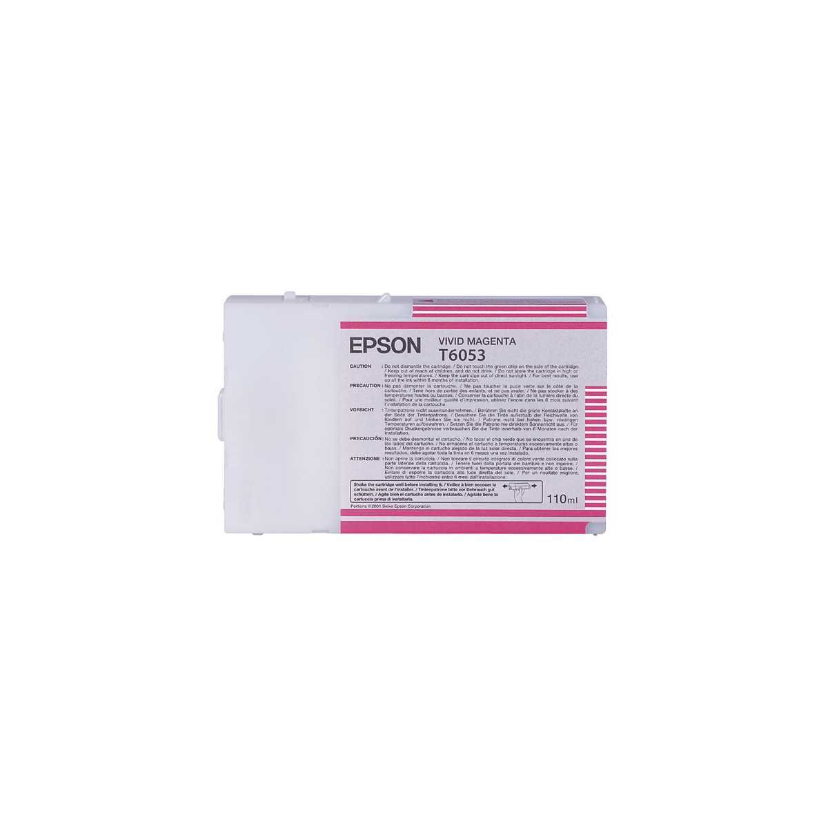 Epson T6053 Magenta Cartouche d'encre au meilleur prix Epson T6053 Magenta Cartouche d'encre au meilleur prix