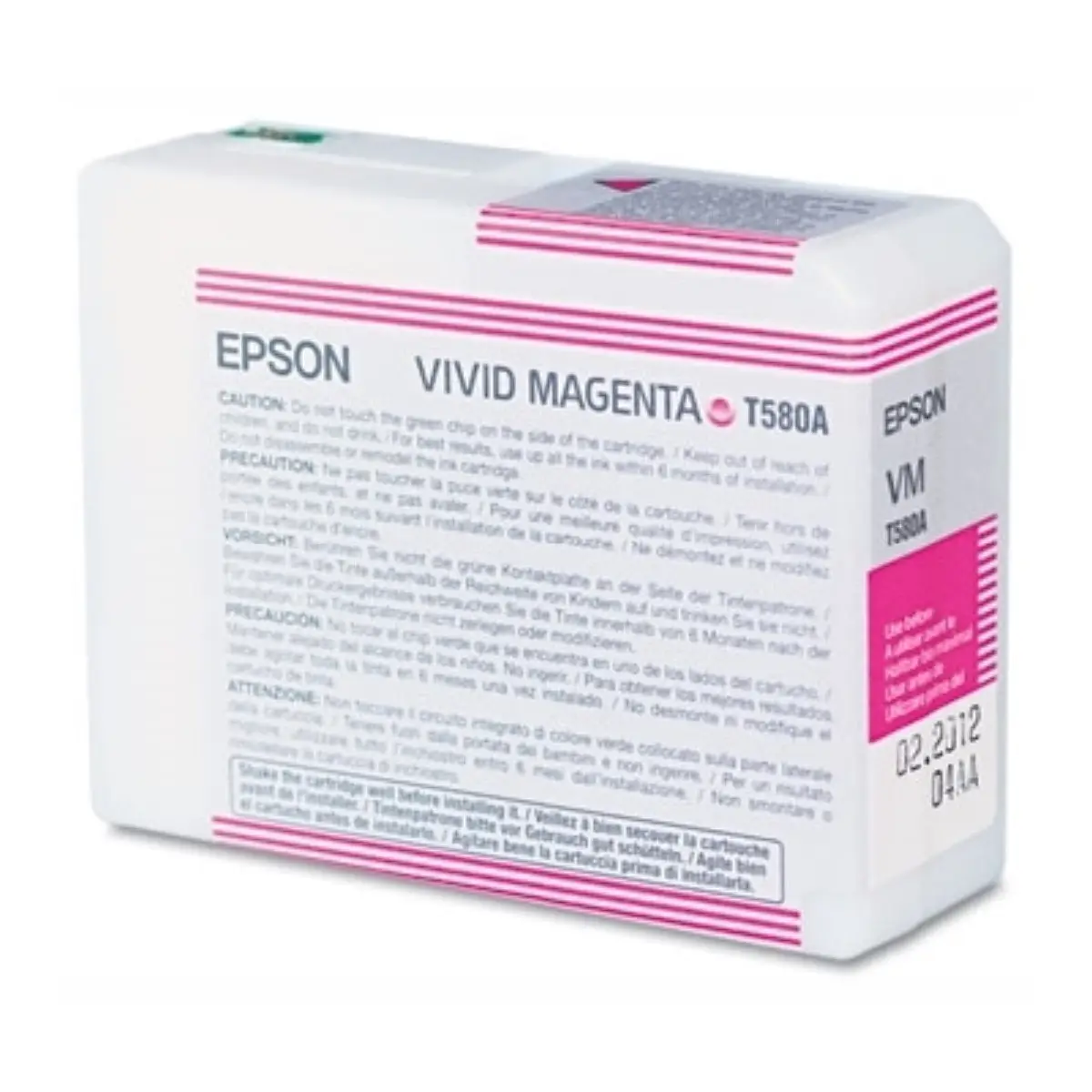EPSON T580A Vivid Magenta Cartouche d'encre d'origine