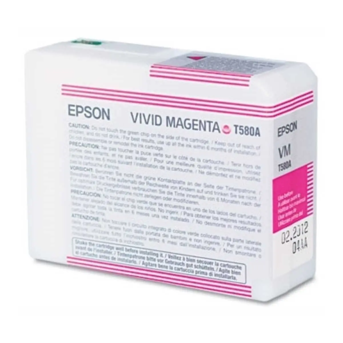EPSON T580A Vivid Magenta Cartouche d'encre au meilleur prix EPSON T580A Vivid Magenta Cartouche d'encre au meilleur prix