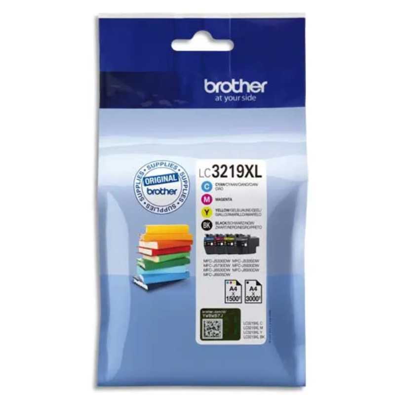Brother LC3219XL Noir couleur Pack de 4 Cartouches d'encre