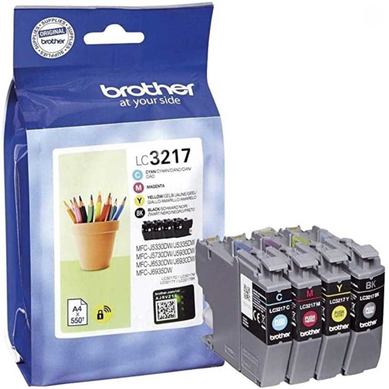 Brother LC3217 Noir couleur Pack de 4 cartouches au meilleur prix