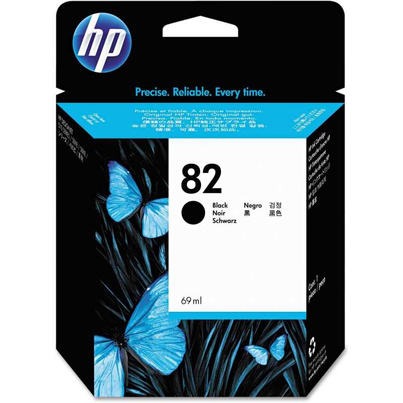 HP 82 Noir (69ML) Cartouche d'encre d'origine au meilleur prix