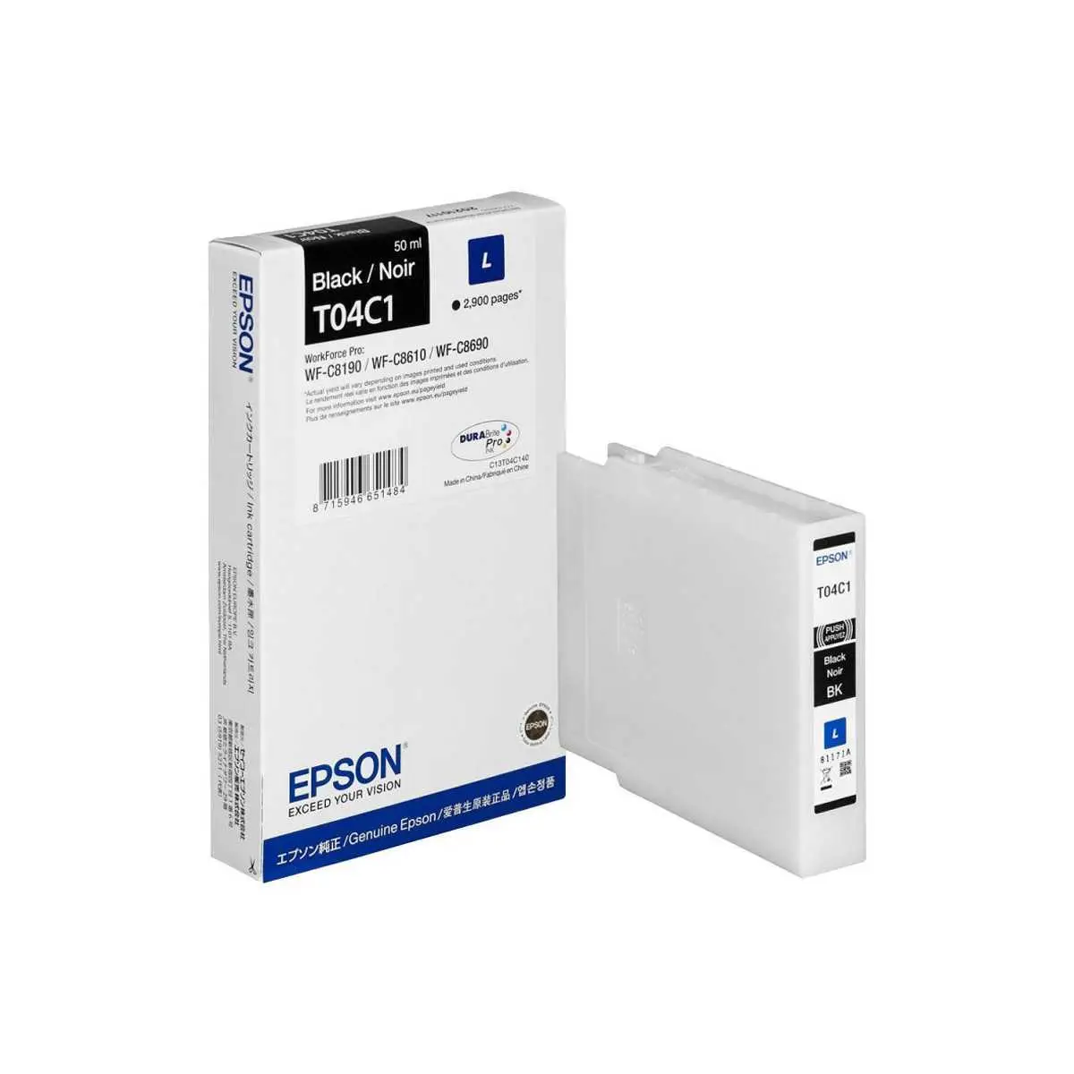Epson T04C1 Noir Cartouche d'encre originale