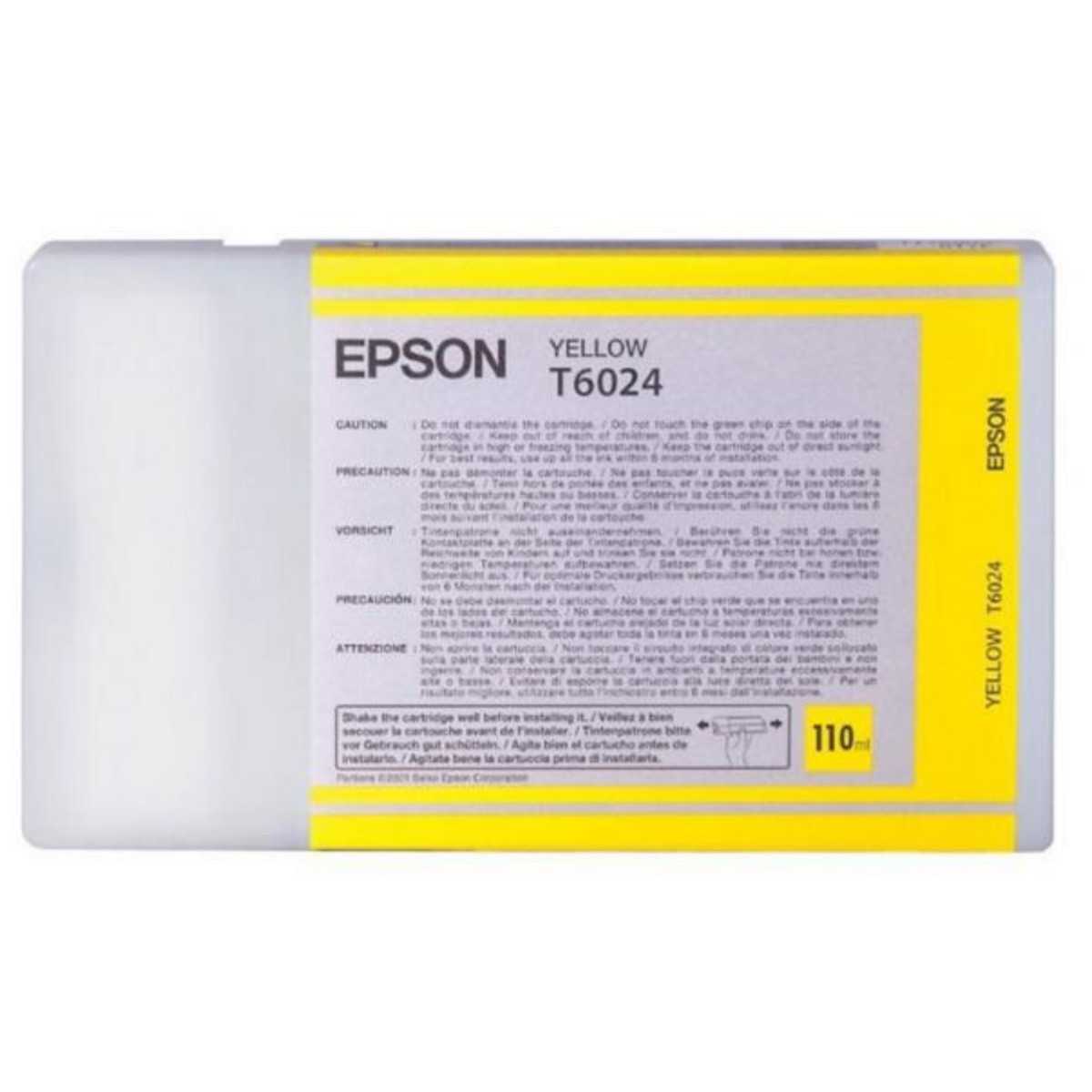 Epson T6024 Jaune Cartouche d'encre au meilleur prix Epson T6024 Jaune Cartouche d'encre au meilleur prix