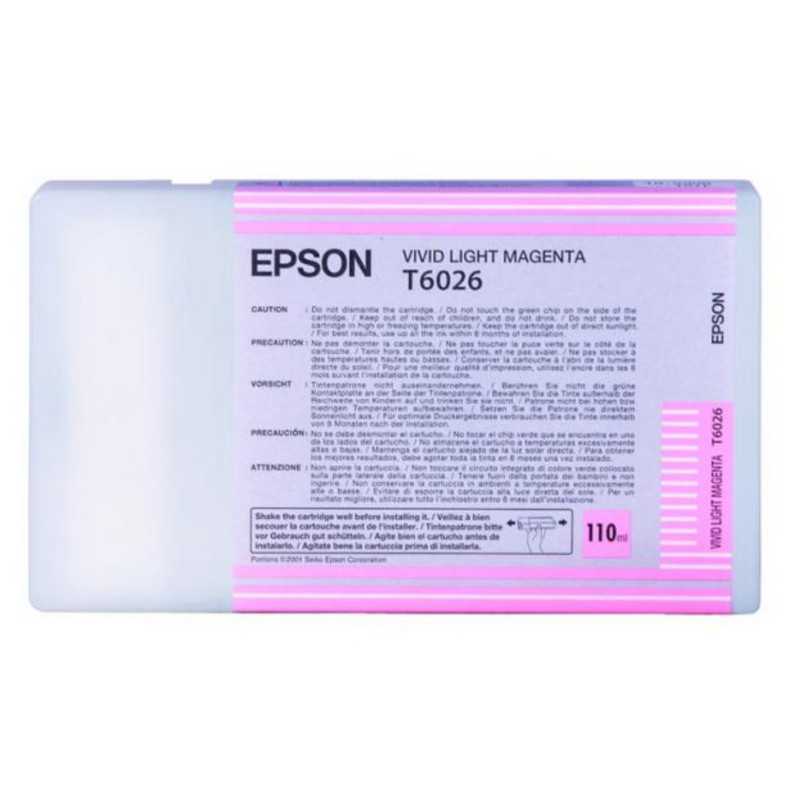 Epson T6026 Light magenta Cartouche d'encre au meilleur prix
