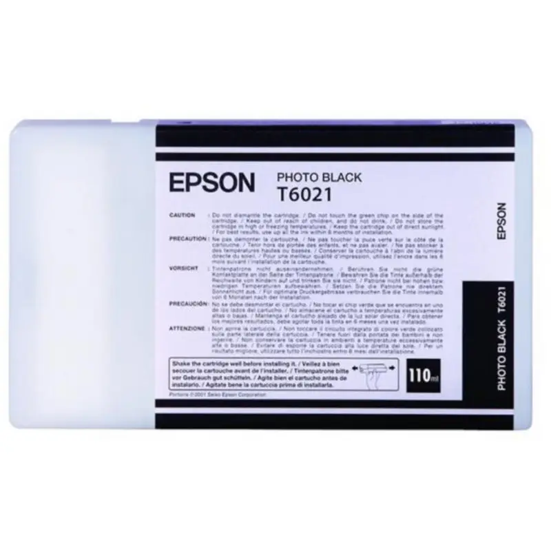 Epson T6021 Photo noir Cartouche d'encre d'origine
