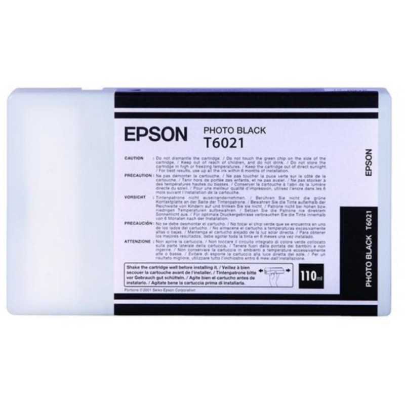 Epson T6021 Photo noir Cartouche d'encre d'origine