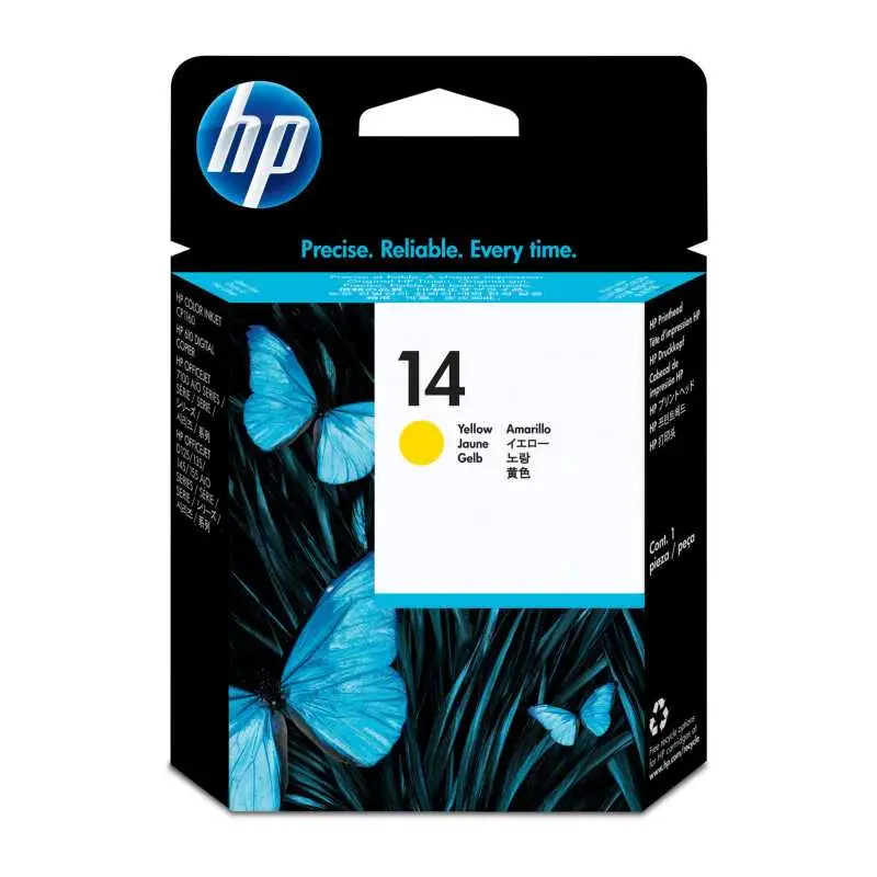 HP 14 Jaune Tête d'impression d'origine au meilleur prix