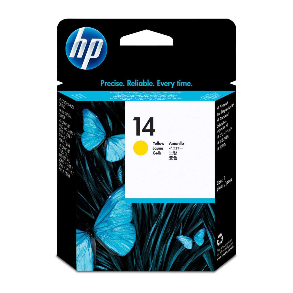 HP 14 Jaune Tête d'impression d'origine au meilleur prix HP 14 Jaune Tête d'impression d'origine au meilleur prix