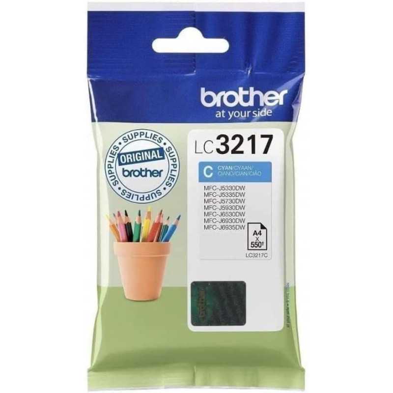 Brother LC3217C Cyan Cartouche d'encre au meilleur prix