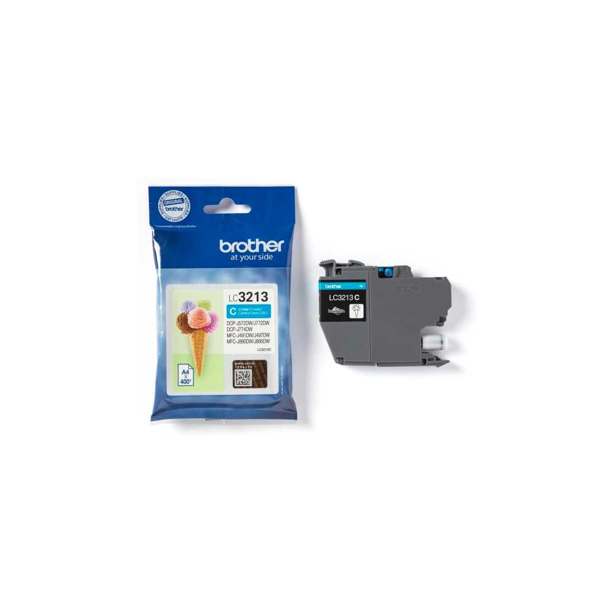 Brother LC3213C Cyan Cartouche d'encre au meilleur prix Brother LC3213C Cyan Cartouche d'encre au meilleur prix