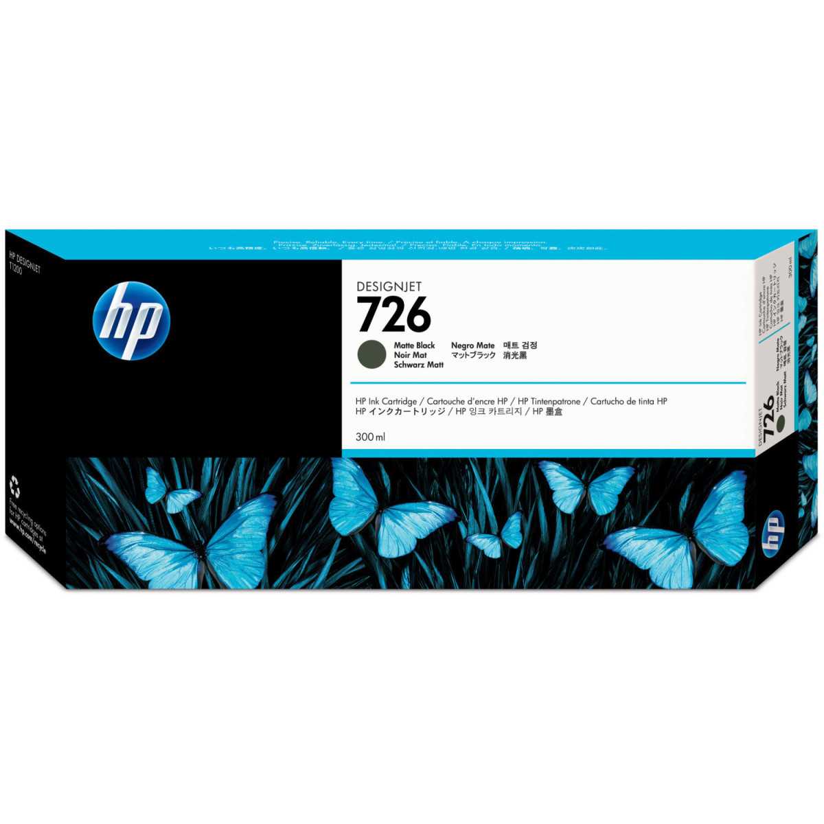 HP 726 Noir mat Cartouche d'origine au meilleur prix HP 726 Noir mat Cartouche d'origine au meilleur prix