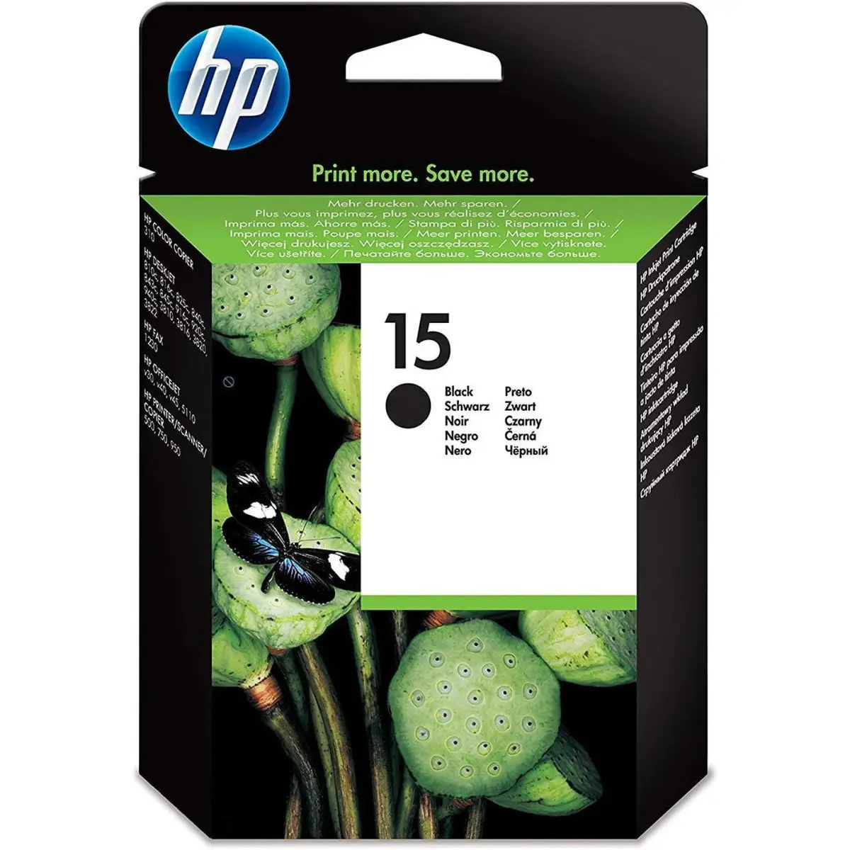 HP 15 Noir Cartouche authentique au meilleur prix