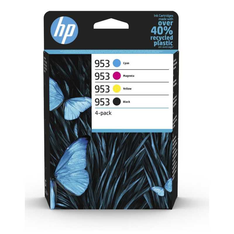 HP 953 Noir couleur Pack de 4 Cartouches au meilleur prix