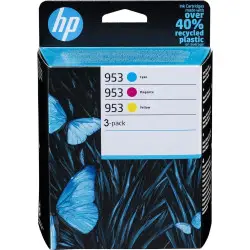 HP 953 Couleur Pack de 3 Cartouches au meilleur prix