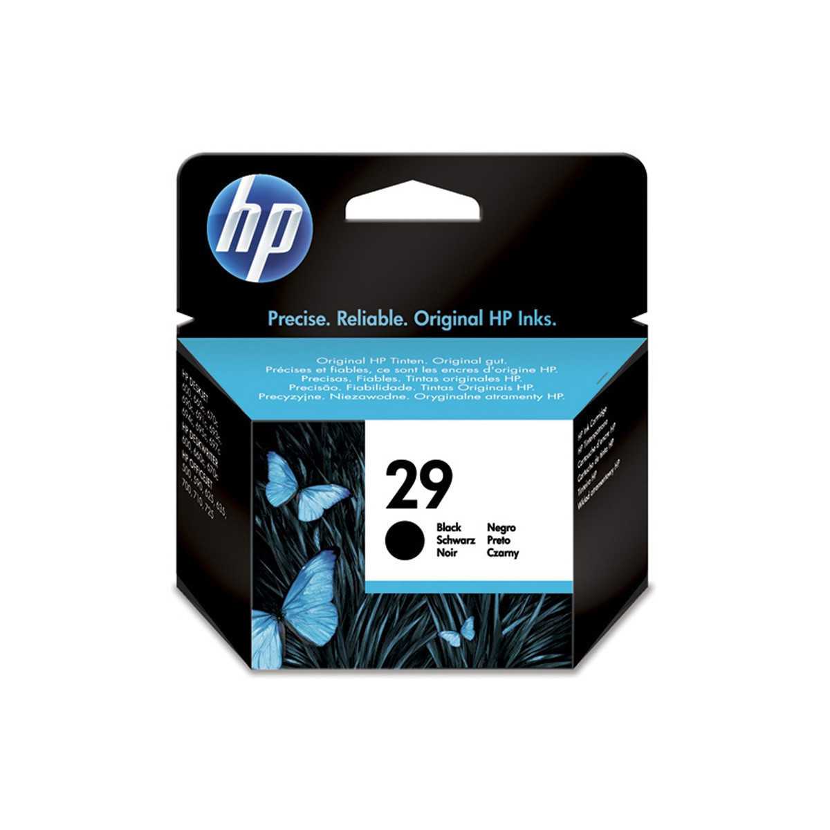HP 29 Noir Cartouche authentique au meilleur prix HP 29 Noir Cartouche authentique au meilleur prix