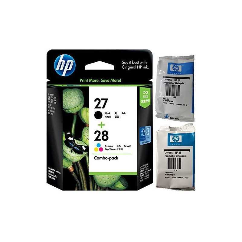 HP 27/28 Noir couleur Pack de 2 cartouches d'encre au meilleur prix