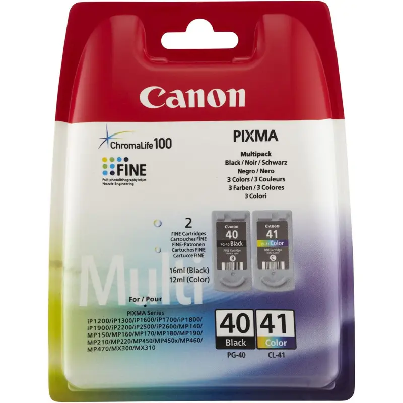 Canon PG-40/CL-41 Noir couleur Pack de cartouches authentiques au meilleur prix