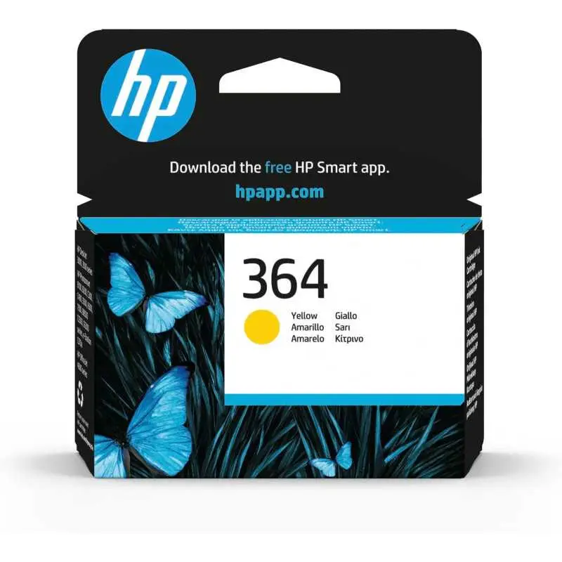 Cartouche d'encre HP 364 Jaune | Livraison rapide | Cartouches-fr.com
