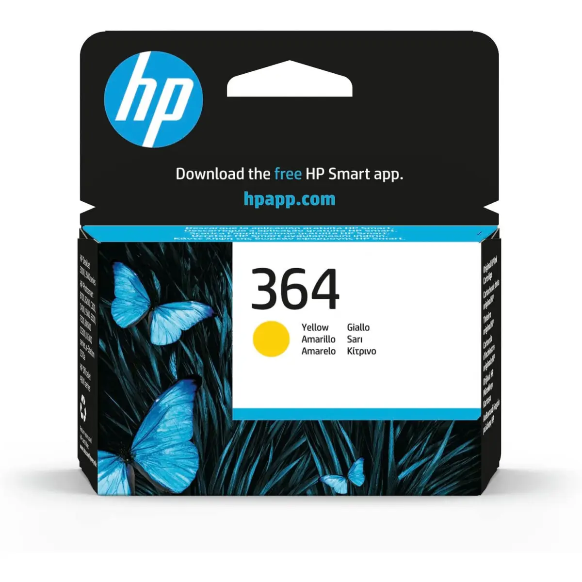 HP 364 Jaune Cartouche authentique au meilleur prix