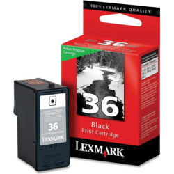 Lexmark 36 Noir Cartouche authentique au meilleur prix