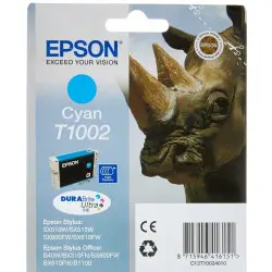 Epson T1002 Cyan Rhinocéros Cartouche authentique au meilleur prix