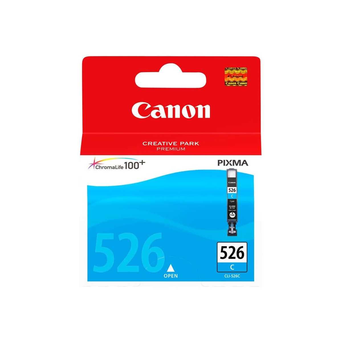 Canon CLI-526C Cyan Cartouche d'encre d'origine au meilleur prix Canon CLI-526C Cyan Cartouche d'encre d'origine au meilleur prix