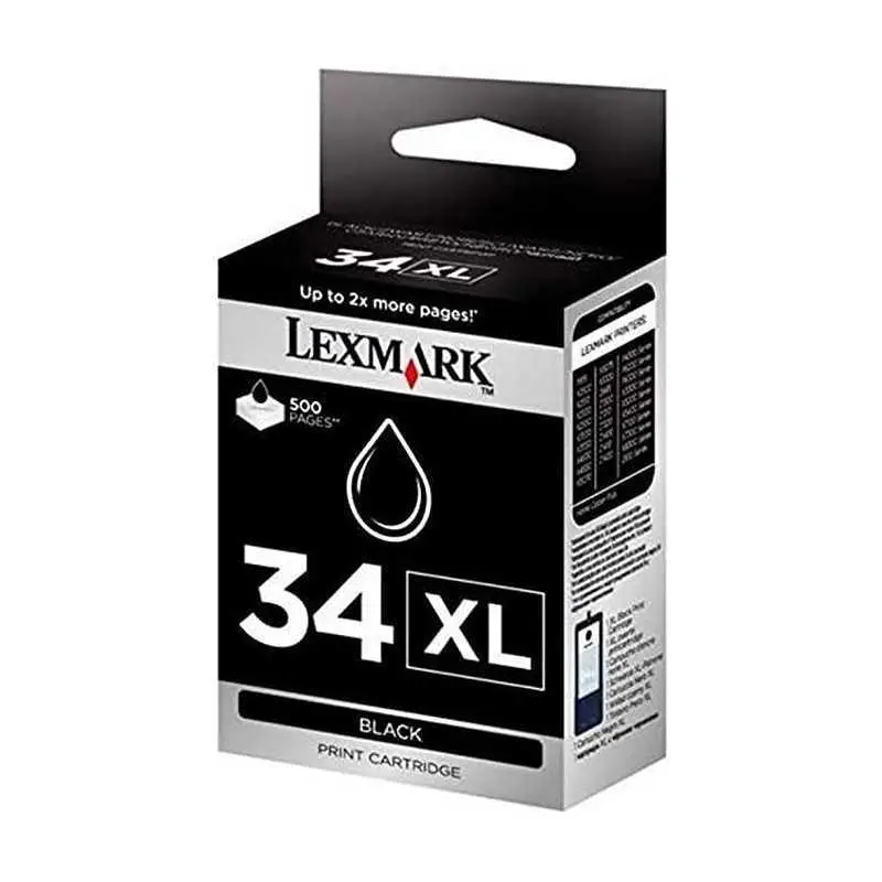 Lexmark 34XL Noir Cartouche authentique au meilleur prix