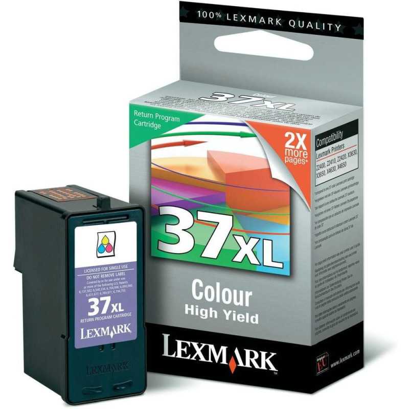 Lexmark 37XL Couleur Cartouche d'encre d'origine au meilleur prix
