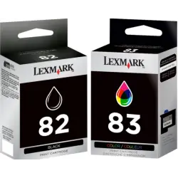 Lexmark 82/83 Noir couleur Pack de cartouches authentiques au meilleur prix