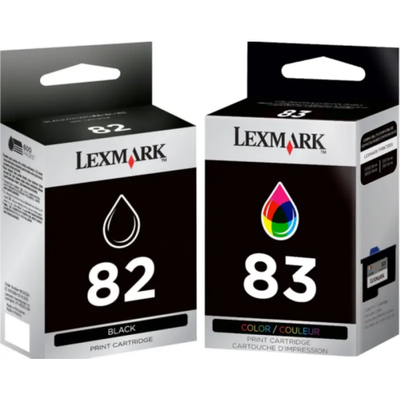 Lexmark 82/83 Noir couleur Pack de cartouches authentiques au meilleur prix