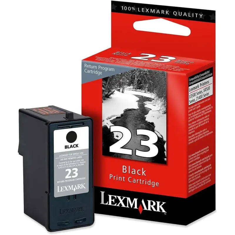 Lexmark 23 Noir Cartouche authentique au meilleur prix