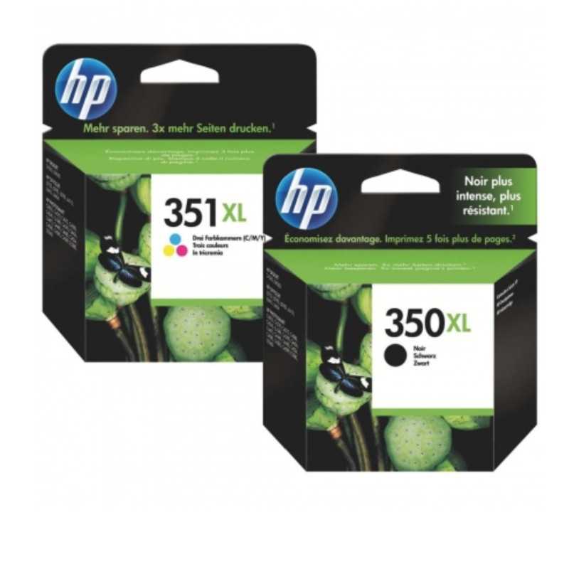 HP 350XL/351XL Noir couleur Pack de 2 Cartouches au meilleur prix