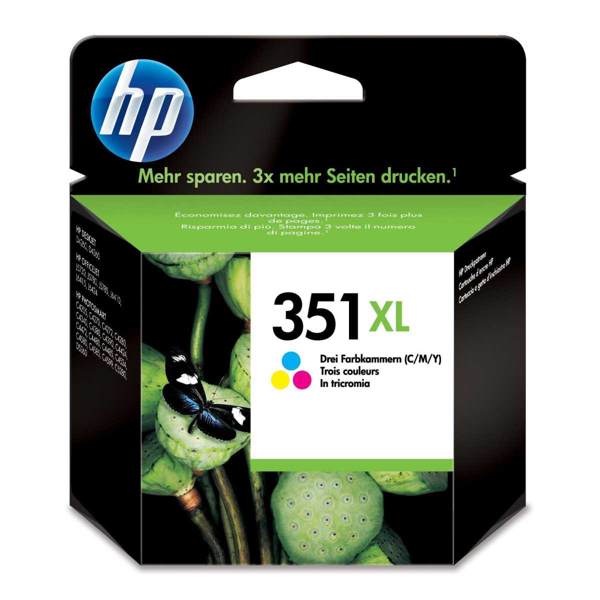 HP 351XL Couleur Cartouche d'encre d'origine au meilleur prix HP 351XL Couleur Cartouche d'encre d'origine au meilleur prix